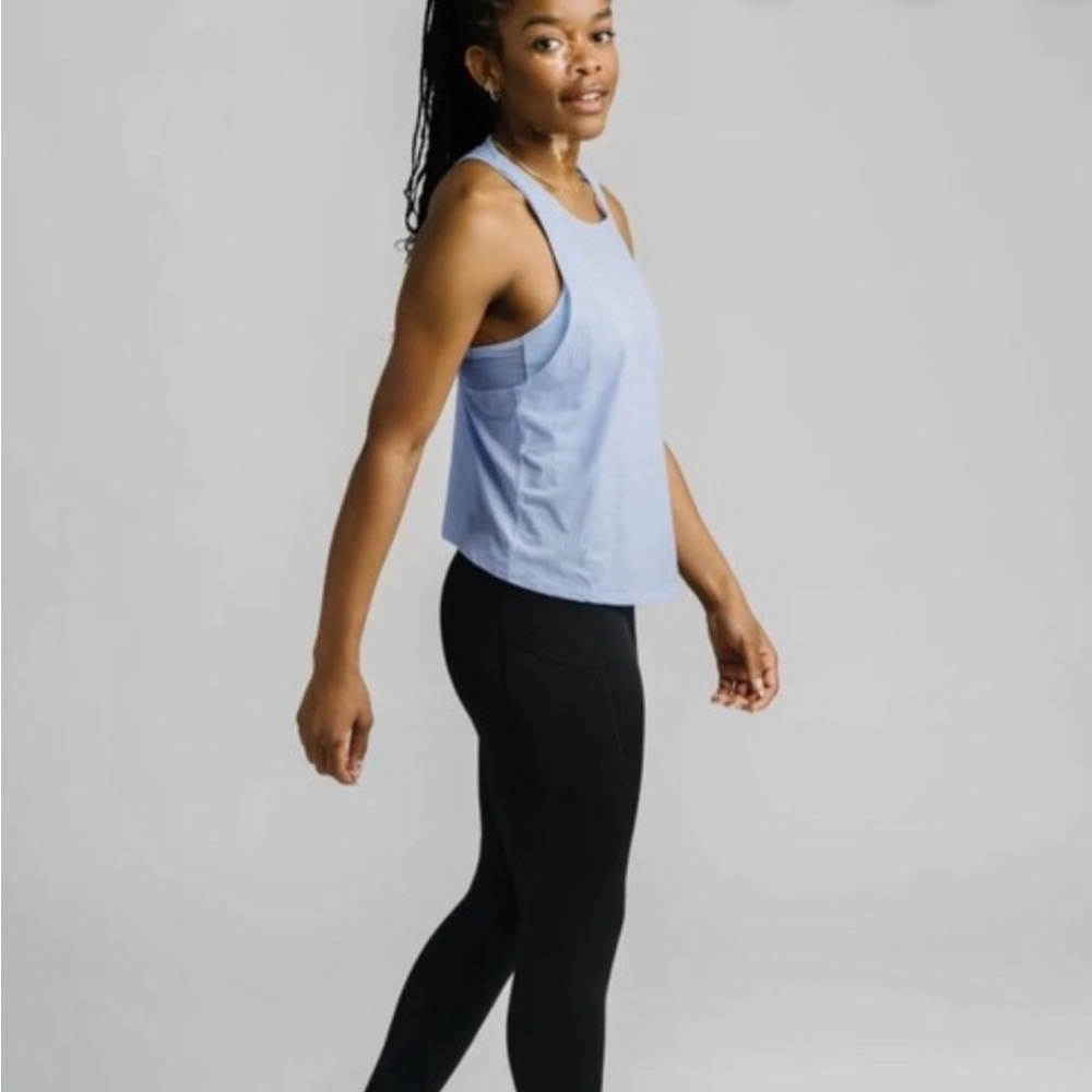 ZYIA 2 in 1 Zephyr Bra Tank sky blue size Large